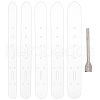 Olycraft 1 Set PVC DIY Leather Belt Punch Positioning Template KY-OC0001-23-1