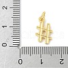 Brass Charms KK-I276-71G-3