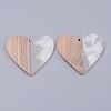 Resin & Wood Pendants RESI-R428-12B-2
