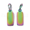 Ion Plating(IP) 304 Stainless Steel Pendants STAS-I311-31A-RC-1