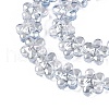 Electroplate Glass Beads Strands EGLA-T028-02H-3