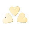 Ion Plating(IP) 201 Stainless Steel Pendants STAS-A056-09G-1