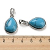 Natural & Synthetic Mixed Gemstone Pendants G-I358-B-4