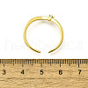 Brass Micro Pave Cubic Zirconia Cuff Rings for Women RJEW-S399-08G-5