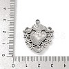 304 Stainless Steel Pendants STAS-D366-05B-P-3