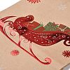 Christmas Theme Hot Stamping Rectangle Paper Bags CARB-F011-02D-4