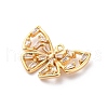 Brass Rhinestone Pendants KK-E973-11G-2