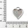 Brass Micro Pave Cubic Zirconia Pendants KK-I276-29P-02-3