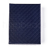 Rhombus Textured Cardboard Jewelry Boxes CBOX-T006-01H-2