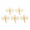 Autumn Theme Rack Plating 304 Stainless Steel Pendants STAS-T057-45G-1