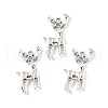 Tibetan Style Alloy Animals Pendants PALLOY-V007-01AS-10-1