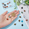 Unicraftale 20Pcs Natural & Synthetic Mixed Gemstone Connector Charms G-UN0001-22B-3