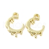 Rack Plating Alloy Pendants PALLOY-D023-18G-1