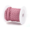 Braided Cowhide Leather Cord NWIR-N005-01D-5mm-2