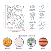 Custom Stainless Steel Cutting Dies Stencils DIY-WH0289-032-2