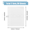 10 Sheets A5 Paper Loose Leaf Binder for Dried Flower Making DIY-WH0002-82A-2