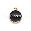 Alloy Enamel Pendants X-ENAM-S124-01A-08H-3