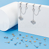 Unicraftale 304 Stainless Steel Stud Earring Findings STAS-UN0015-38-2