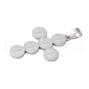 Tarnish Resistant 304 Stainless Steel Saint Benedict Medal Cross Pendants STAS-F012-12-2