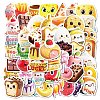 50Pcs Cartoon Food Paper Sticker STIC-C012-11-2