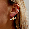 6 Pairs Brass Earring Sets NL6059-1