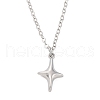Star Alloy Pendant Necklaces NJEW-JN05214-01-3