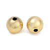 Plating Acrylic Beads OACR-B031-04G-16mm-2