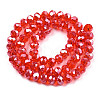 Electroplate Glass Beads Strands EGLA-A034-T3mm-A27-2