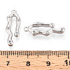 Brass Micro Pave Clear Cubic Zirconia Pendants KK-N267-07P-3