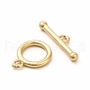 Rack Plating Eco-Friendly Brass Toggle Clasps KK-K165-36-3