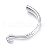 304 Stainless Steel Hook Clasps STAS-M274-125P-2