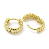 Brass Hoop Earrings EJEW-L211-010E-G-2