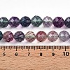 Natural Rainbow Fluorite Beads Strands G-S345-10mm-29-5