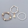 Multi-layered Stretch Bracelets Sets BJEW-H533-01E-3