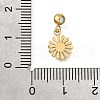 304 Stainless Steel Pendants STAS-H202-34G-3