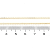 Brass Rolo Chains Necklaces for Women NJEW-D302-43G-5