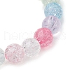 Kids Round Acrylic Beaded Stretch Bracelets BJEW-JB11558-05-4