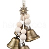Iron Bell Pendant Decoration HJEW-JM02253-4