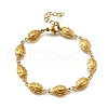 304 Stainless Steel Ladybug Link Bracelets for Women BJEW-K226-15B-G-4
