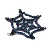 Halloween Theme Glass Seed Beads PALLOY-MZ00778-02-4