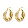 304 Stainless Steel Earrings for Women EJEW-E305-17G-03-1