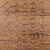Zinc Alloy Open Back Bezel Pendants FIND-PW0024-02B-1