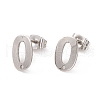 201 Stainless Steel Stud Earring Findings STAS-G266-04P-1