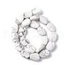 Natural Howlite Beads Strands G-M208-13-3