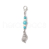 Ocean Tibetan Style Alloy Pendant Decorations HJEW-JM03377-4