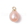 Natural Cultured Freshwater Pearl Rice Charms PALLOY-TA00254-3