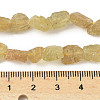 Raw Rough Natural Yellow Apatite Beads Strands G-M453-C10-5