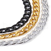Yilisi 6M 3 Colors Oxidated Aluminium Twisted Chains CHA-YS0001-03-18