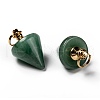 Natural Green Aventurine Pendants G-Z010-01C-2