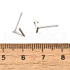 S925 Sterling Silver Stud Earrings EJEW-P305-01B-P-5